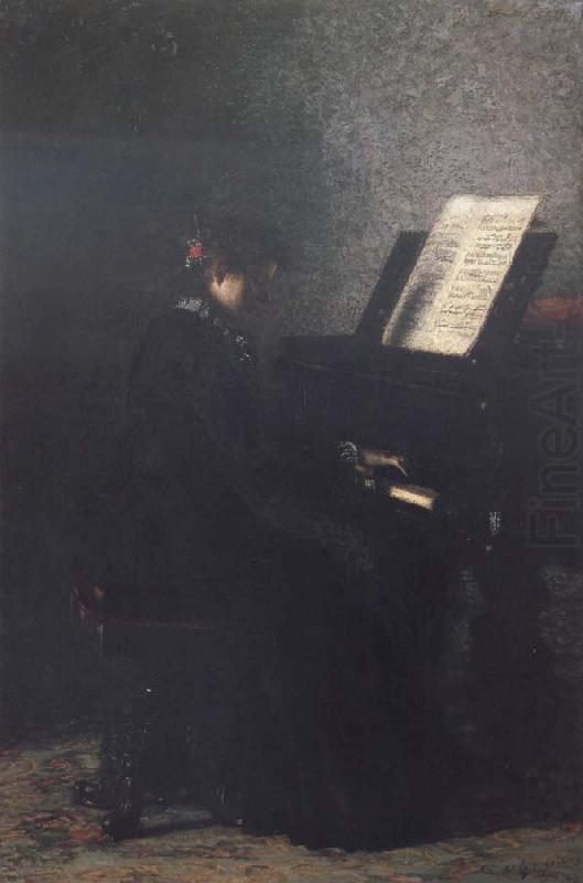 Elizabeth at the Piano, Thomas Eakins